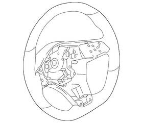 48430-5rw3c Nissan Genuine Steering Wheel