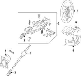 48430-6gp0a Nissan Genuine Steering Wheel
