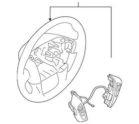 48430-6jl1c Nissan Genuine Steering Wheel