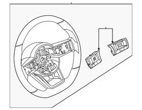 48430-6rf0c Nissan Genuine Steering Wheel
