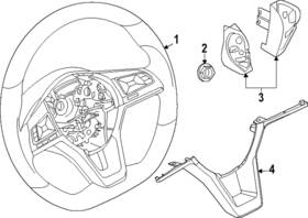 48430-6wk5d Nissan Genuine Steering Wheel