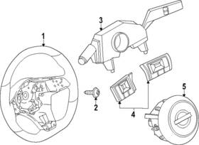 48430-7lf6a Nissan Genuine Steering Wheel