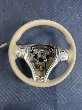 48430-4ba0b Nissan 484304ba0b 2015-2016 Rogue Beige Polyurethane Steering Wheel