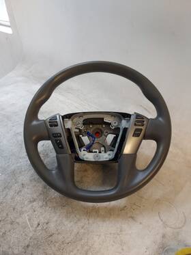 74996109919d Nissan 2018-21 Nv 2500 Gray Rubber Steering Wheel With Cruise Volume Switch Oem