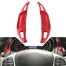 Gla45 Nomura 211311176432 Red Steering Wheel Shift Paddle Shifter For Benz Sl63 A45 C63 E63 S65