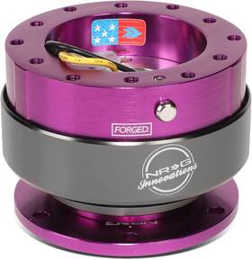 Nrg Innovations 840301216287 Steering Wheel Quick Release Kit With Titanium Purple