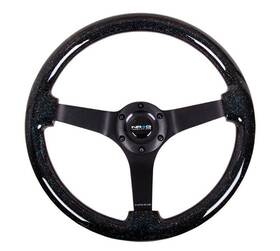Nrgrst-036bsb-bk Nrg Reinforced Fits Steering Wheel 350mm / 3in Deep Classic Blk Sparkle Wood