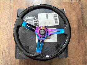 Rst-018bsb-mc Nrg For Reinforced Steering Wheel 350mm/3 Inch Deep Blk Multi Color