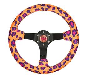 Rst-036mb-sv-or Nrg Brand New Savage Steering Wheel 3 Inch Deep Dish 350mm