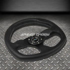 Sdd-nrg-st-009r-bs Nrg Wheel Stitches Bottom Leather Pvc Black 32cm Aluminum Racing Steering Oval