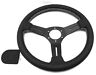 Nsw-5129 Nexon Universal Black Leather Steering Wheel Racing Hot Rods Cobra