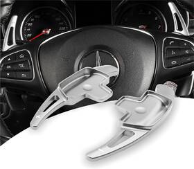 Nyz-spbz0202 Nyzauto Aluminum-alloy Steering Wheel Paddle Shifter Extension Model B Silver
