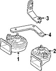 1c0951223 Oem Genuine Volkswagen Horn