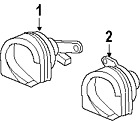 38100sda305 Oem Honda Genuine Note Horn