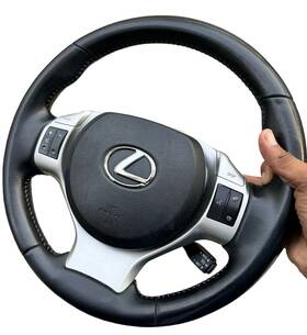 45100-76060 Oem 2011 - 2013 Lexus Ct200h Multi Function Leather Steering Wheel
