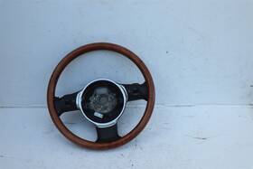 4e0-419-091-bs-1kt Oem 04-05 Audi A8 Steering Wheel Vavona Wood Amber And Leather 3 Spoke