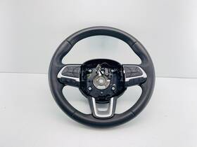 6am01gtvaa Oem 2014-2018 Jeep Renegade And Cherokee Steering Wheel Black Leather Genuine