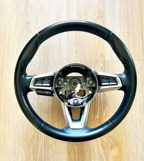 6ld98u0daa Oem 2017-2020 Fiat 124 Spider Steering Wheel With Cruise Multifunction Switch