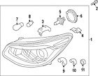 92101b2270 Oem Assy Genuine Kia Headlamp