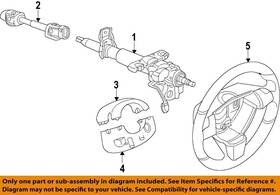 94710164 Oem Gm 2008-2009 Saturn Astra Steering Wheel