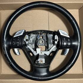 Fe8232980 Oem 2004-2008 Mazda Rx8 Steering Wheel Leather Black With Shifter Paddles