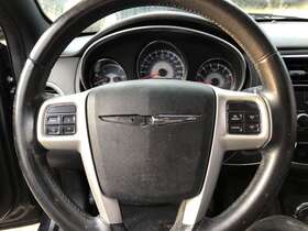 235.ch1l12 Oen Original Equipment New 2011 2012 2013 2014 Chrysler 200 Steering Wheel 4 Spoke Black Leather