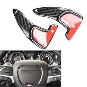 Oginodaisukeus 890000541715 2 Steering Wheel Shift Paddle Fit Dodge Challenger Charger Durango Carbon Fiber