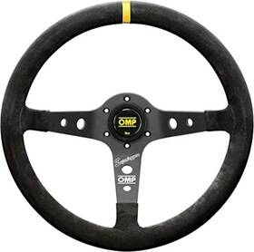 Od0-2021-071 Omp Racing Corsica Superleggerosuede Leather 350mm Diameter Steering Wheel Black