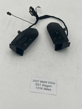 6983296 Original Bmw Item E60 E61 528 530 535 550 Steering Wheel Controls Left Right Switch Button Set