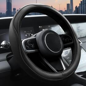 Ly-292 Ouzorp Car Steering Wheel Black Medium Standard Size 14.5 Inch -15