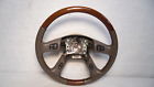 P21997721 200316051lkq Cadillac Escalade Leather Wood Steering Wheel Controls Oem