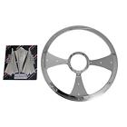 P34092 Billet Specialties Spec Steering Wheel Stiletto Aluminum Dia Ea