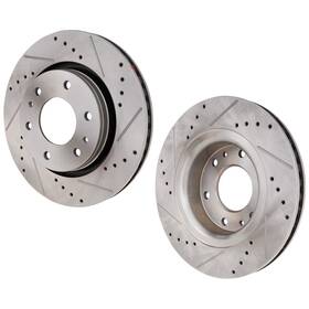 17174056 Perfect Fit Front Brake Disc Rotors For Chevy Gmc Envoy Chevrolet Trailblazer Isuzu Ascender