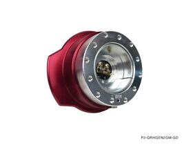 P2-qrhgen2rs-gd Phase 2 Steering Wheel Quick Release Kit V2 Universal Red Paddle On Silver
