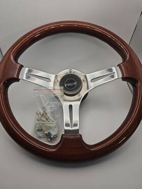 2102 Pilot 14-inch Car Racing Sport Steering Wheel Imitation Wood
