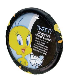 006454r01 Plasticolor Tweety Bird W Attitude Car Truck Suv Steering Wheel