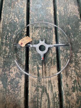 Plymouth 1115766 1946 47 And 48 Special Deluxe Oem Horn Ring #1115766