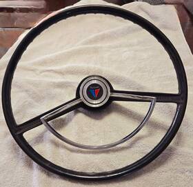 2265518 Plymouth 1964 Valiant Steering Wheel With Horn Ring And Center Cap