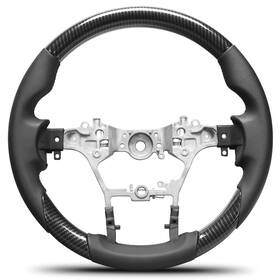 Sw-t106-xr Pofenze For 2015-2022 Toyota Fortuner /hilux /revo Black Carbon Fiber Steering Wheel