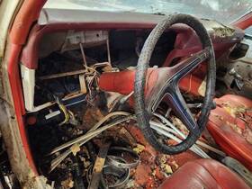 238-00234 Pontiac Steering Column Floor Shift Red Fits 1974 Ventura 1188932