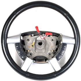 92119694 Pontiac 2004-2006 Gto Steering Wheel With Radio Controls Red Stitching Used Oem Gm