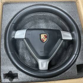 058018a00352 Porsche Boxster Cayman 987 Carrera 911 997 Steering Wheel Black Manual Excellent