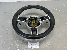 11278 Porsche 2019-2022 Cayenne Steering Wheel Leather With Paddle Shifters Oem
