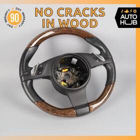 7pp419091at Porsche 2010 Panamera 970 Turbo Steering Wheel With Paddle Shifters Black Oem