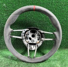 95b.419798.b500 Porsche 2015-2024 911 Boxster Cayenne Alcantara Leather Heated Sw Red Mark Oem