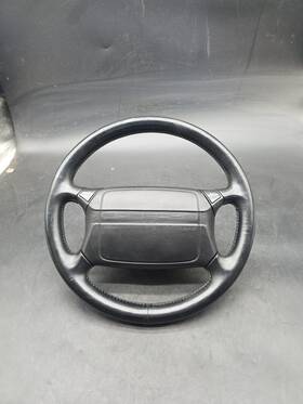 964347804528yr Porsche 911 964 Steering Wheel With Horns 964347804528 Black Leather J2-815