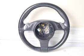 97034780382 Porsche 2010-2016 Panamera Cayenne Steering Wheel With Control Switches Black Oem