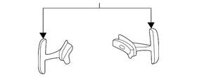 992-998-540-c-os8 Porsche Genuine Shift Paddle