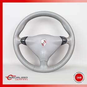 99634780462 Porsche 98-04 996 911 Carrera 986 Boxster Tiptronic Steering Wheel Gray Oem