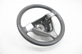 99734700403 Porsche 05-08 987 Boxster Cayman Three Spoke Leather Steering Wheel Gray Oem